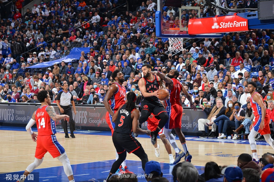 [NBA季后赛]猛龙97-112负76人
