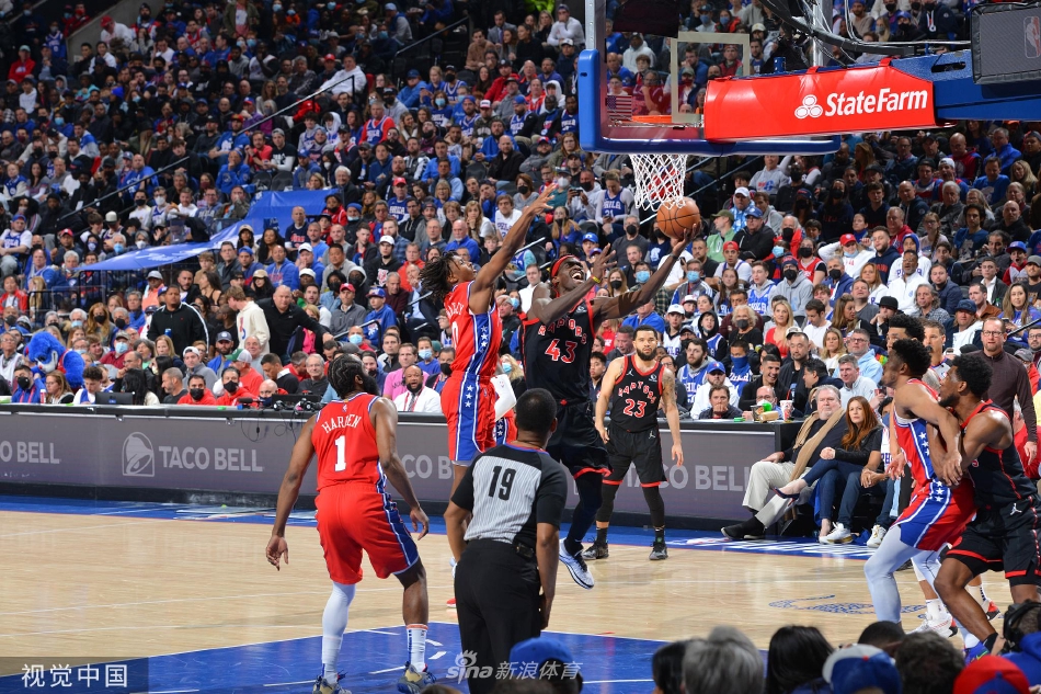 [NBA季后赛]猛龙97-112负76人