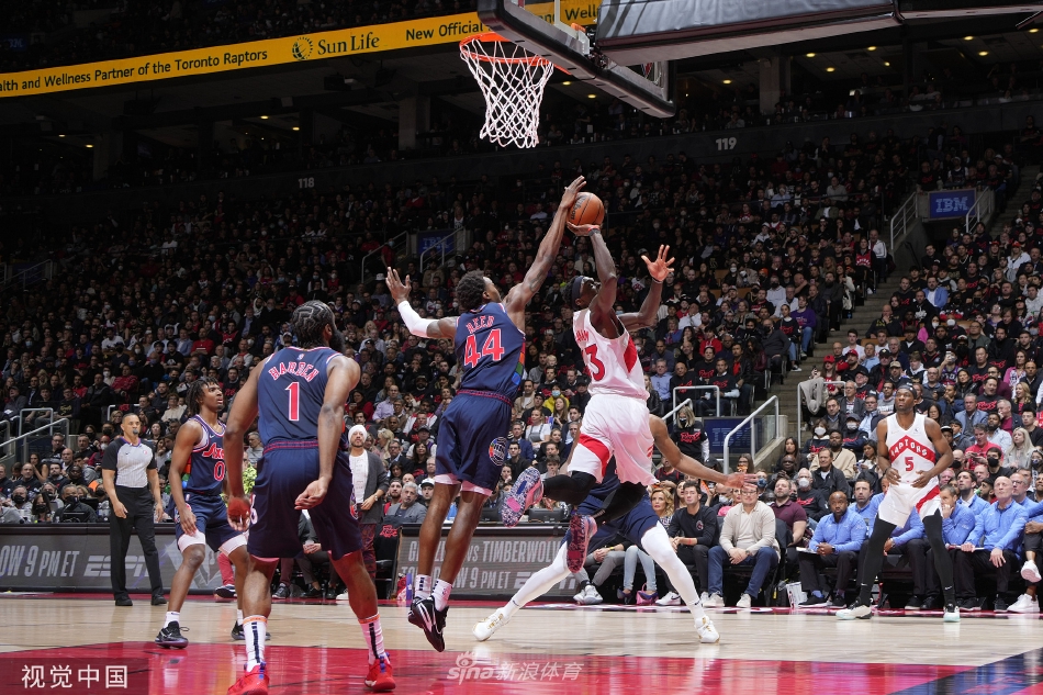 [NBA季后赛]76人132-97猛龙