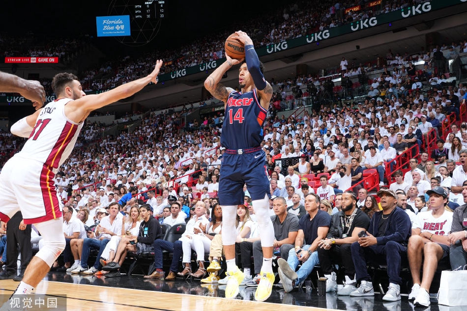 [NBA东部半决赛]76人85-120热火