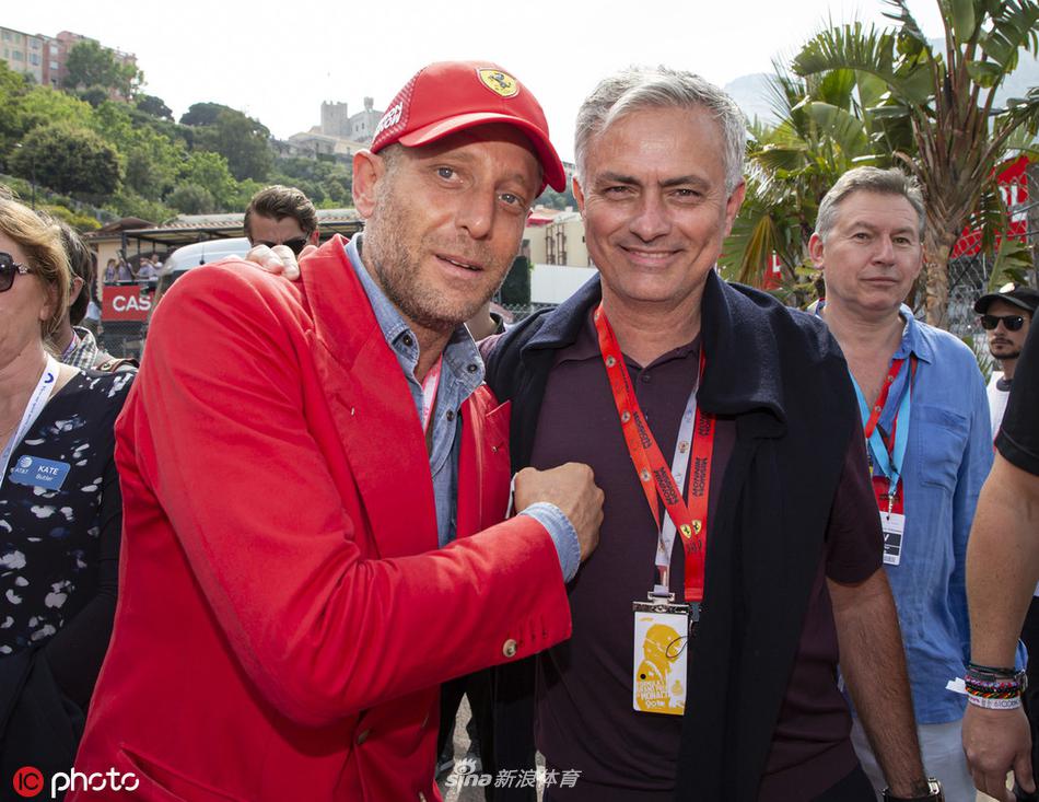 穆里尼奥观战F1摩纳哥站