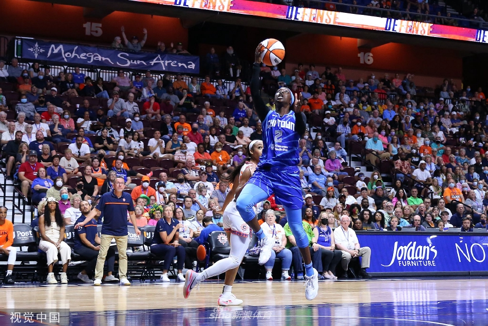 [WNBA常规赛]芝加哥天空95-92康涅狄格太阳