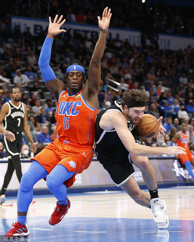 [NBA常规赛]篮网120-96雷霆