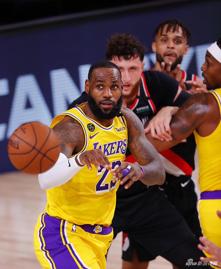 [NBA季后赛]开拓者100-93湖人 利拉德34分力压詹姆斯