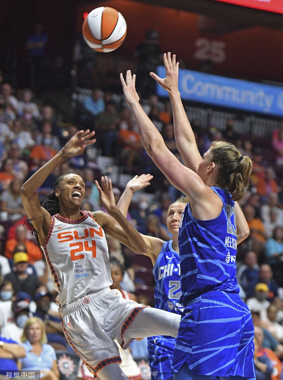 [WNBA常规赛]芝加哥天空95-92康涅狄格太阳