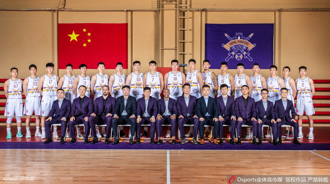 CBA北控队拍摄新赛季官方写真