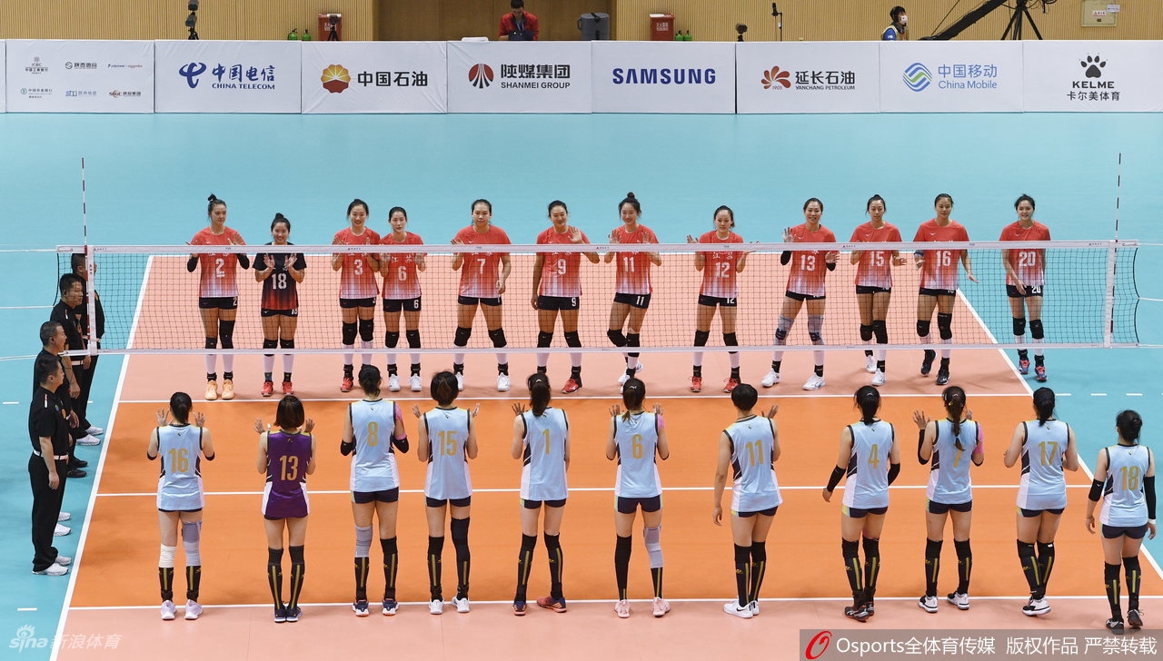 [全运女排]江苏女排3-2力克天津