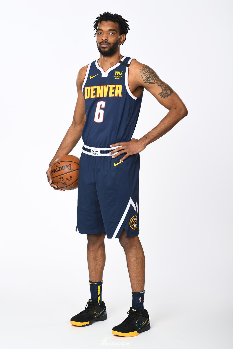 丹佛掘金球员拍摄写真