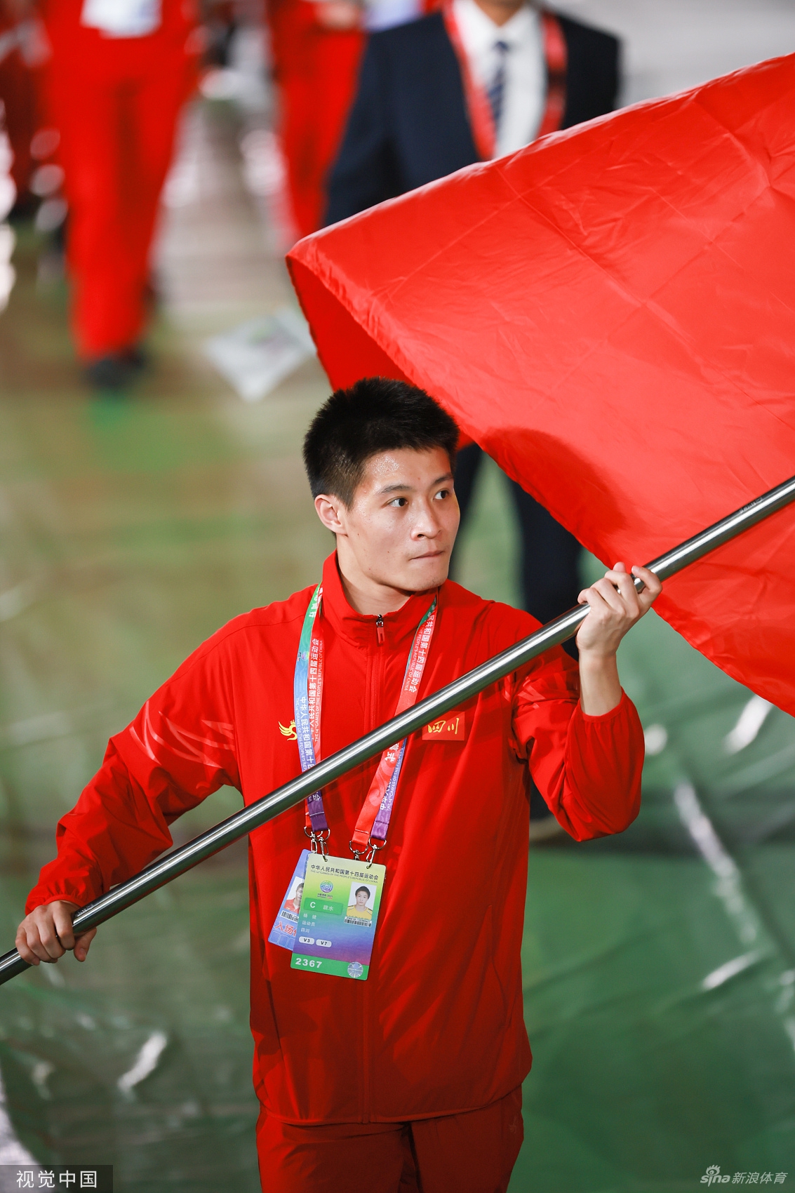 四川体育代表队旗手杨健