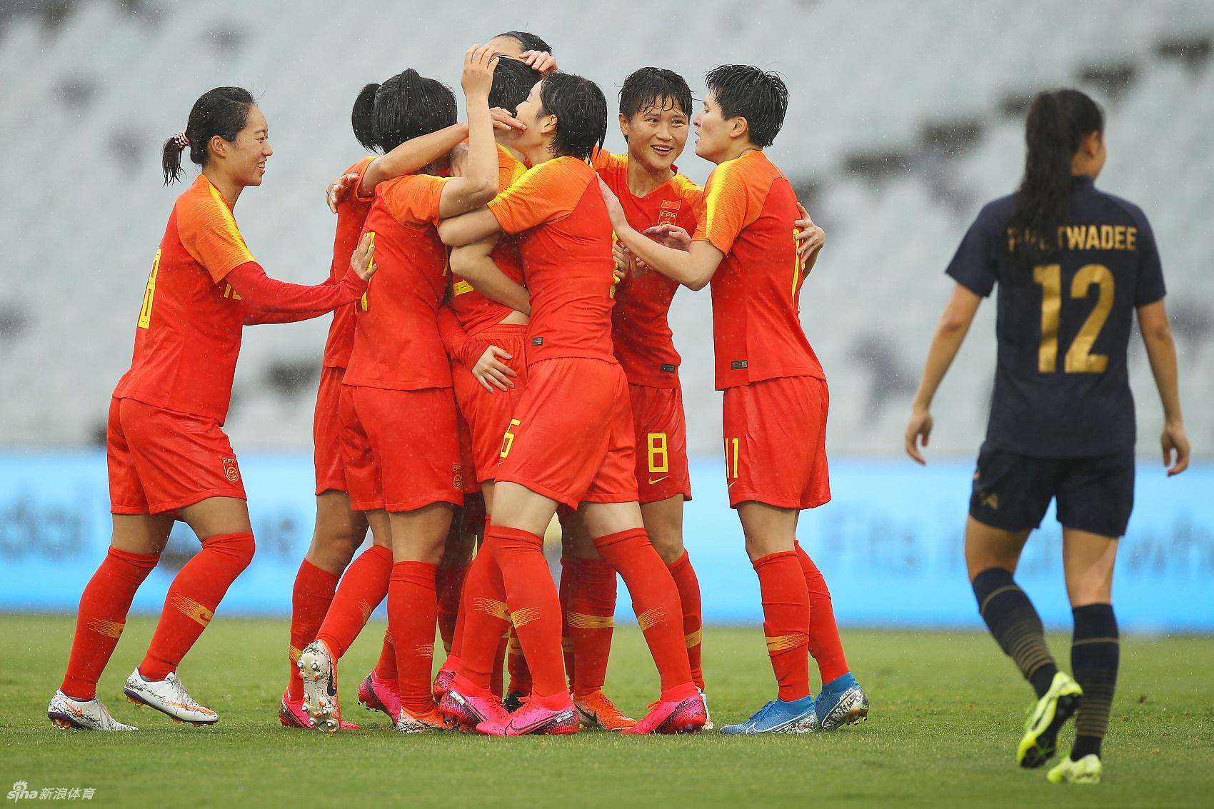 [奥预赛]中国女足vs泰国队