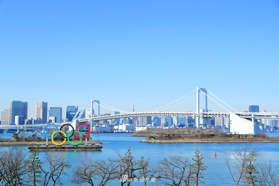 奥运五环亮相御台场海滨公园