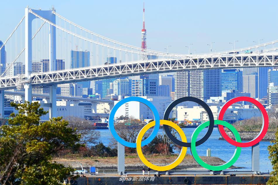 奥运五环亮相御台场海滨公园