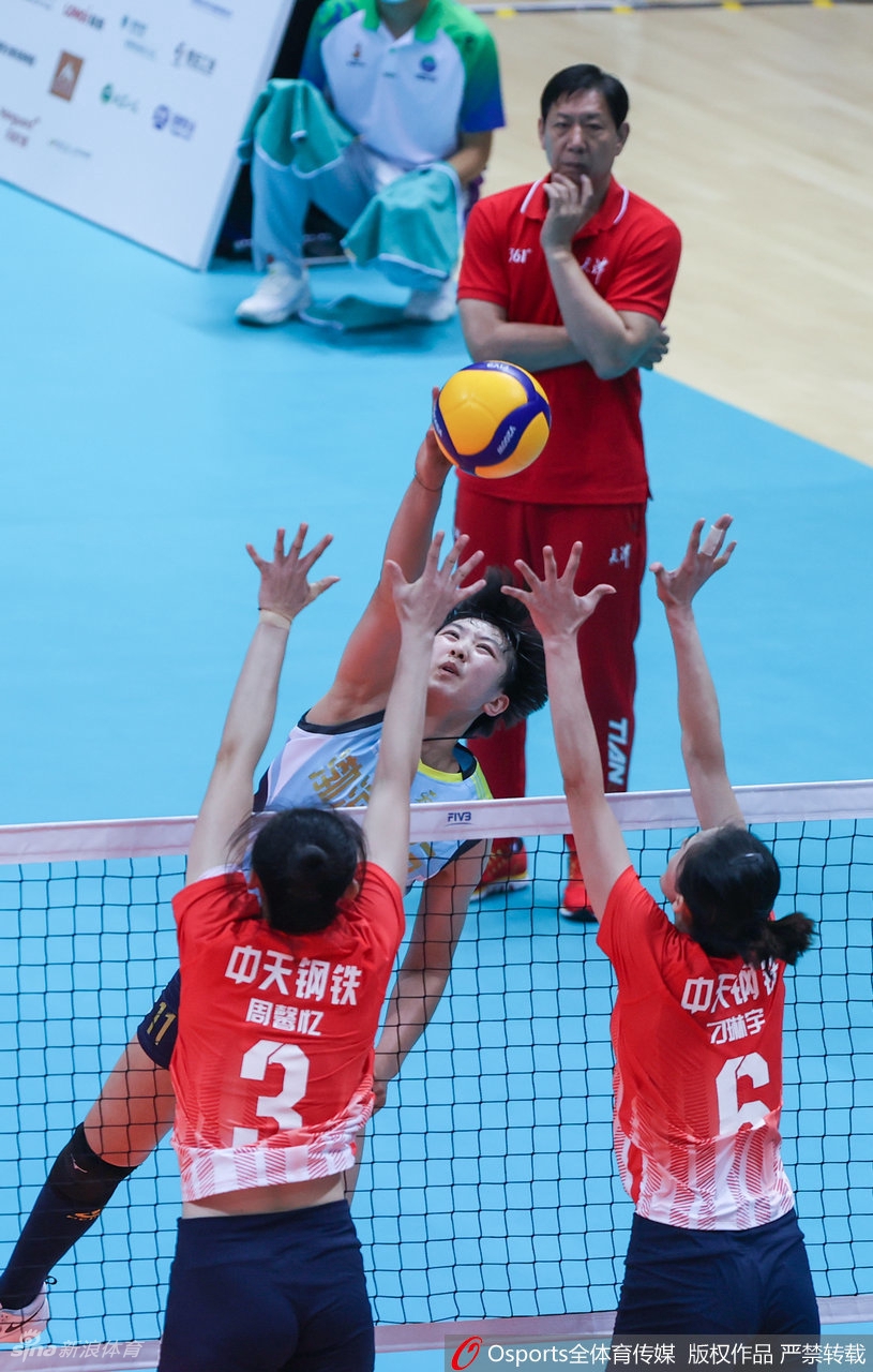 [全运女排]江苏女排3-2力克天津