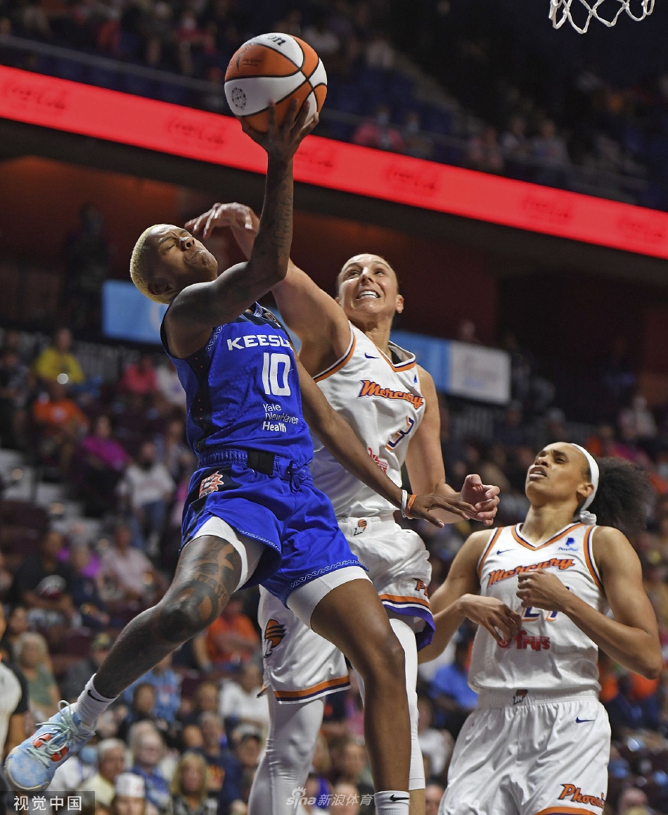 wnba常规赛菲尼克斯水星6387康涅狄格太阳