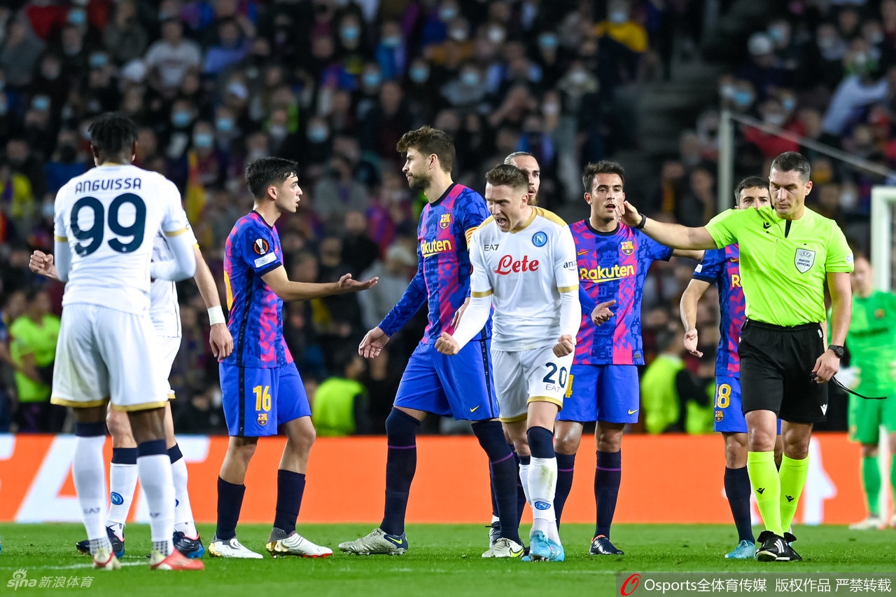 [欧联杯]巴萨1-1那不勒斯 托雷斯点球扳平