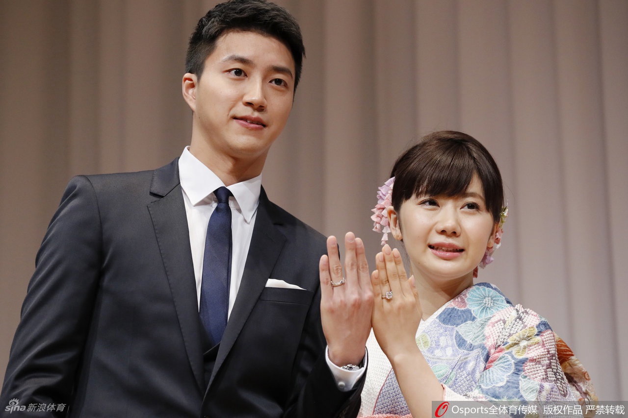 福原爱江宏杰宣布离婚 共同抚养儿女