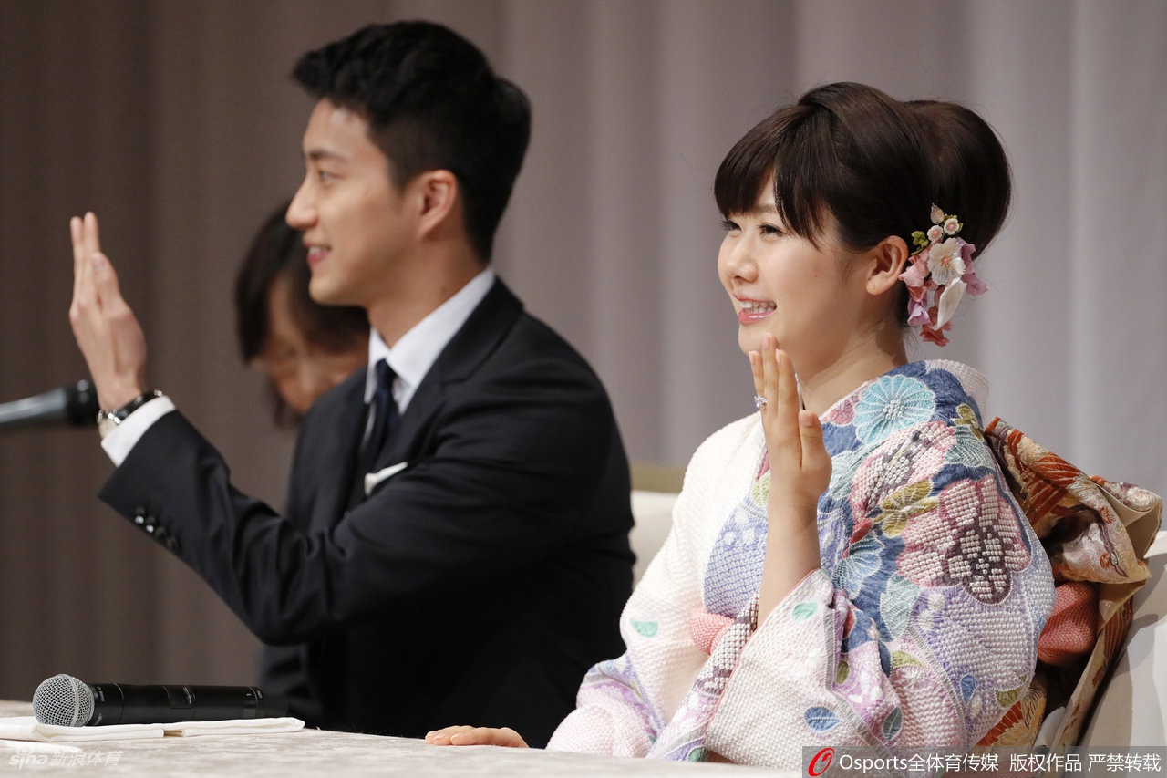 福原爱江宏杰宣布离婚 共同抚养儿女