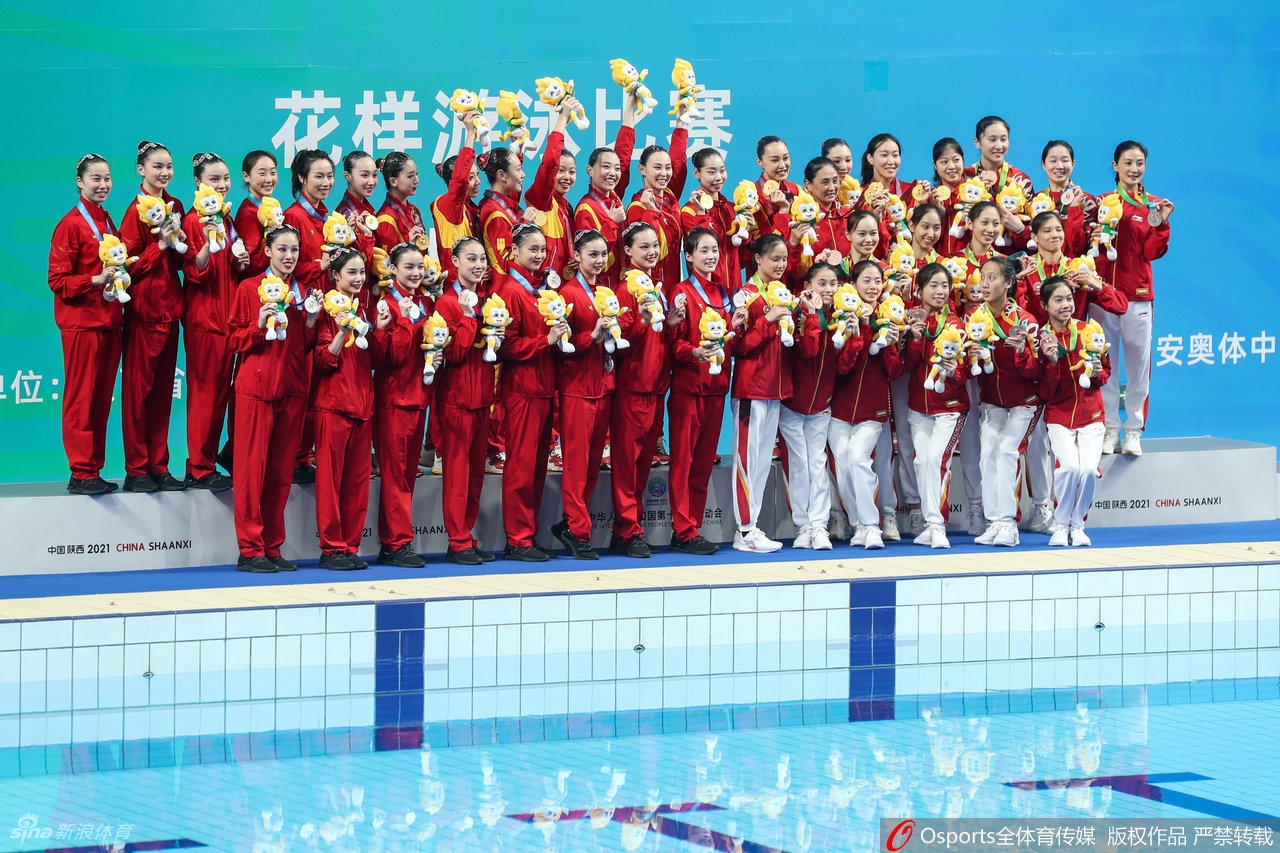 全运会：花样游泳自由组合北京队夺冠