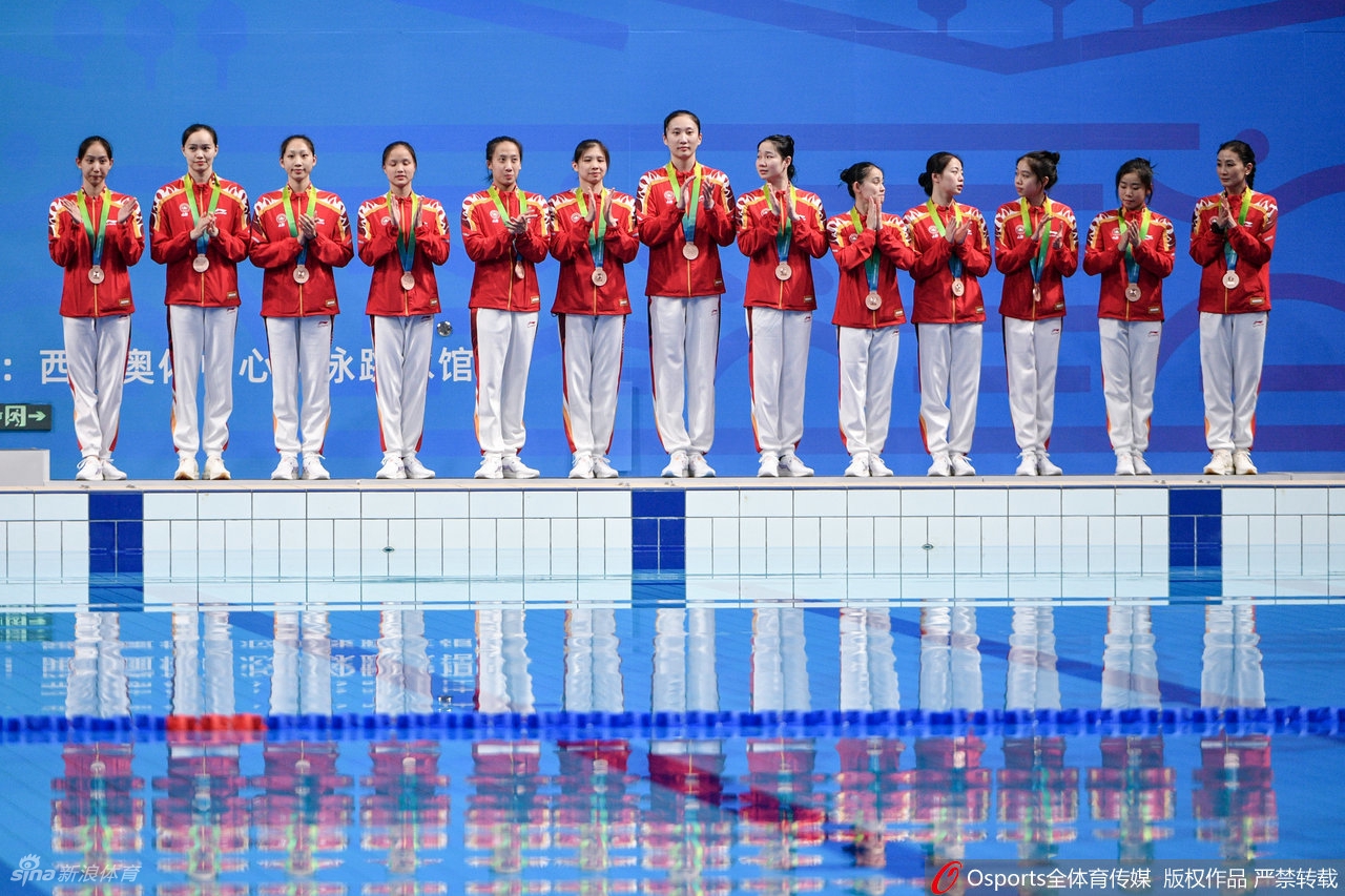 全运会：花样游泳自由组合北京队夺冠