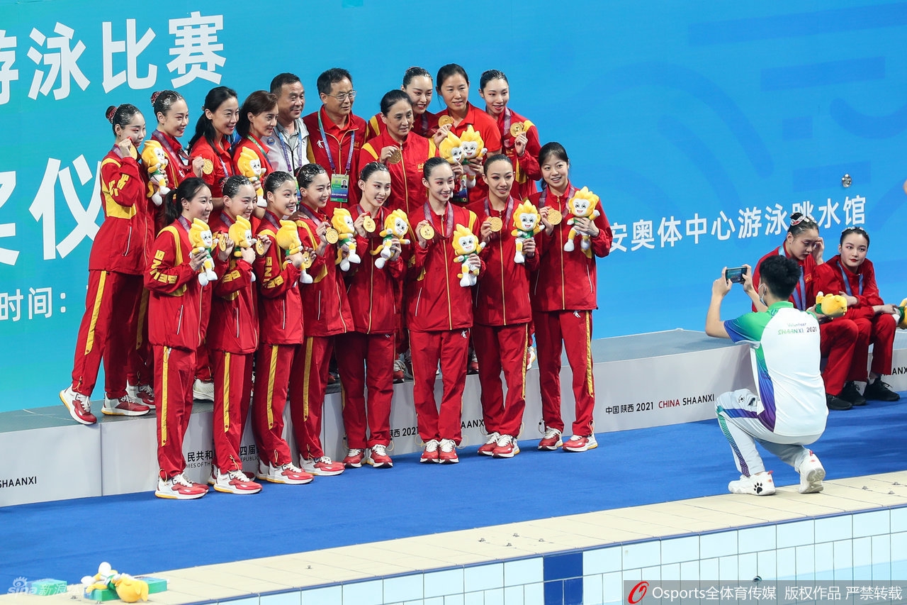 全运会：花样游泳自由组合北京队夺冠