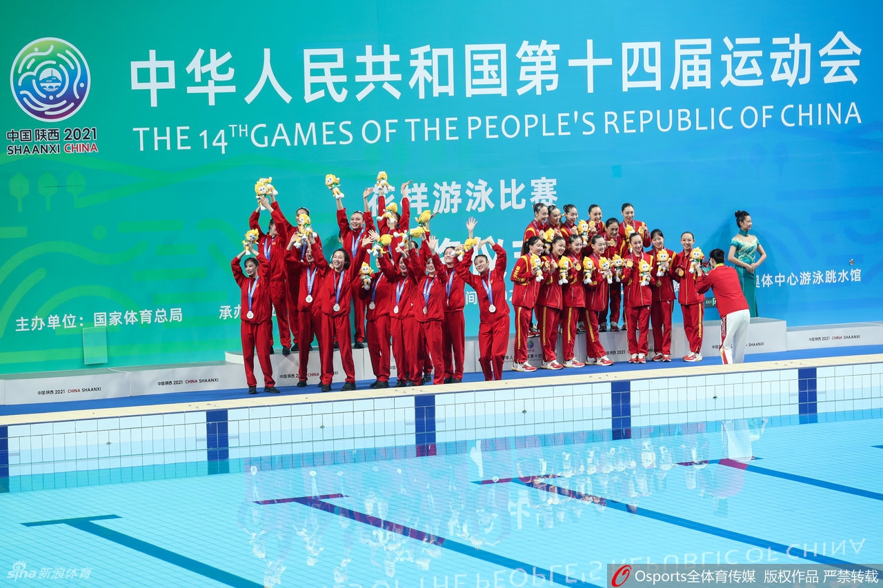 全运会：花样游泳自由组合北京队夺冠