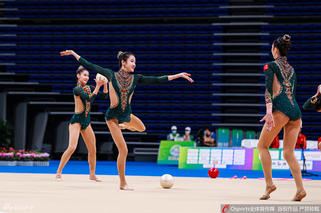 全运艺术体操集体全能联合队夺冠