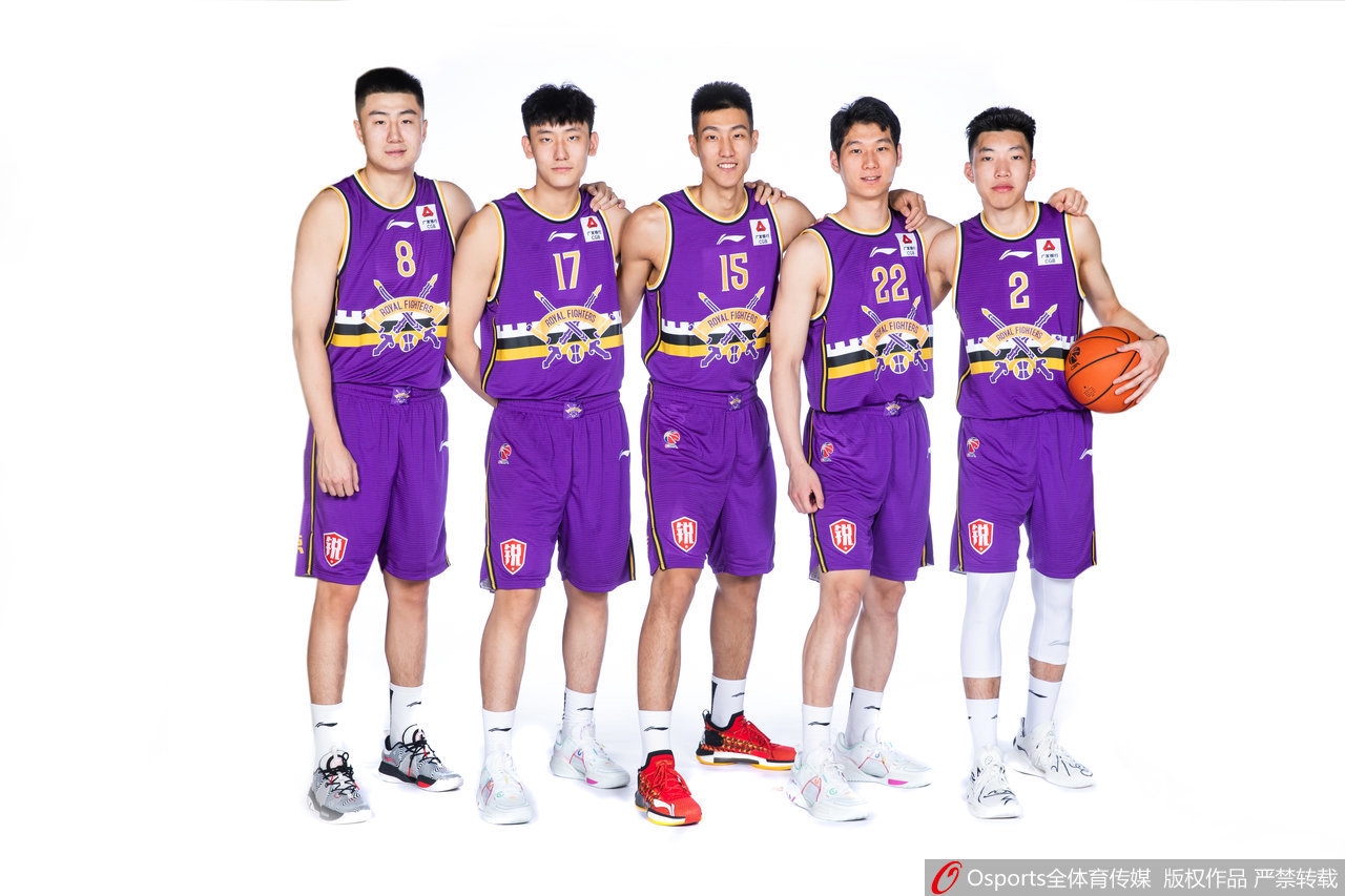 CBA北控队拍摄新赛季官方写真
