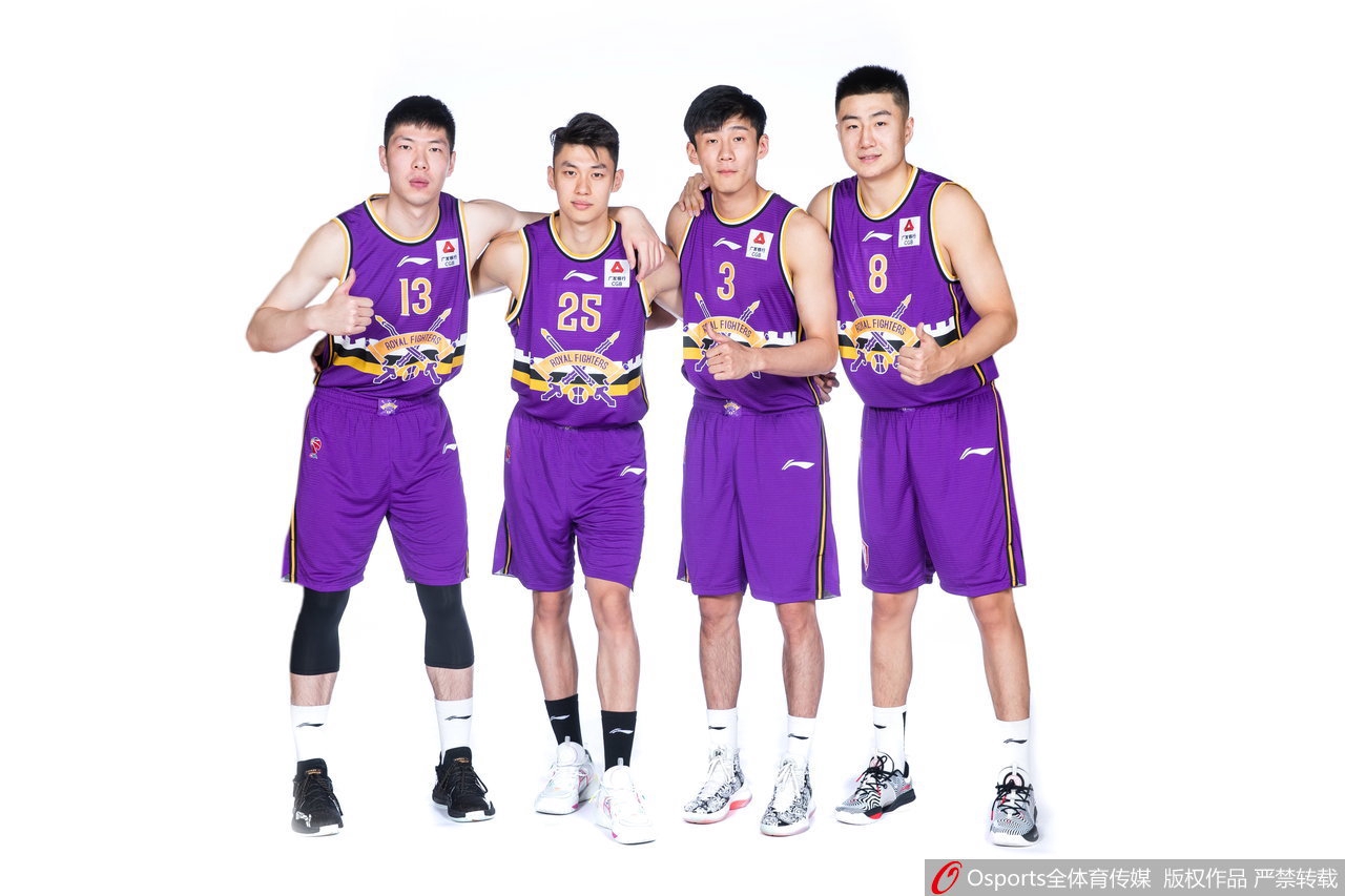 CBA北控队拍摄新赛季官方写真