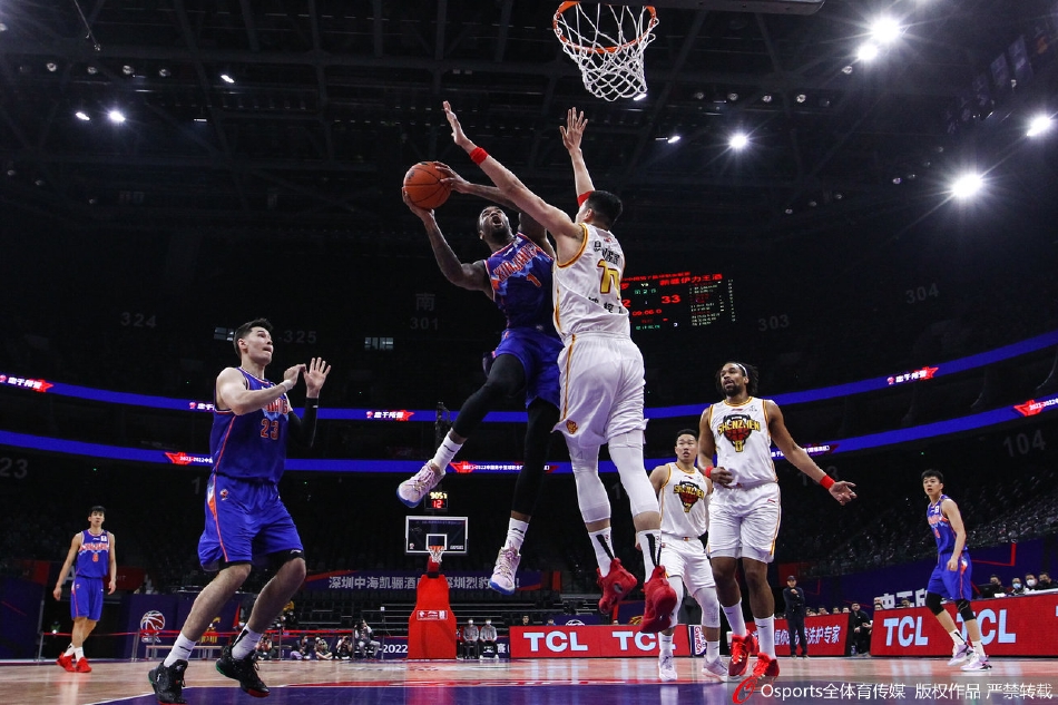 [CBA]深圳115-116新疆 于德豪三分绝杀