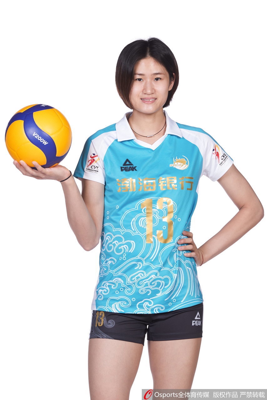 天津女排拍摄排超联赛官方写真