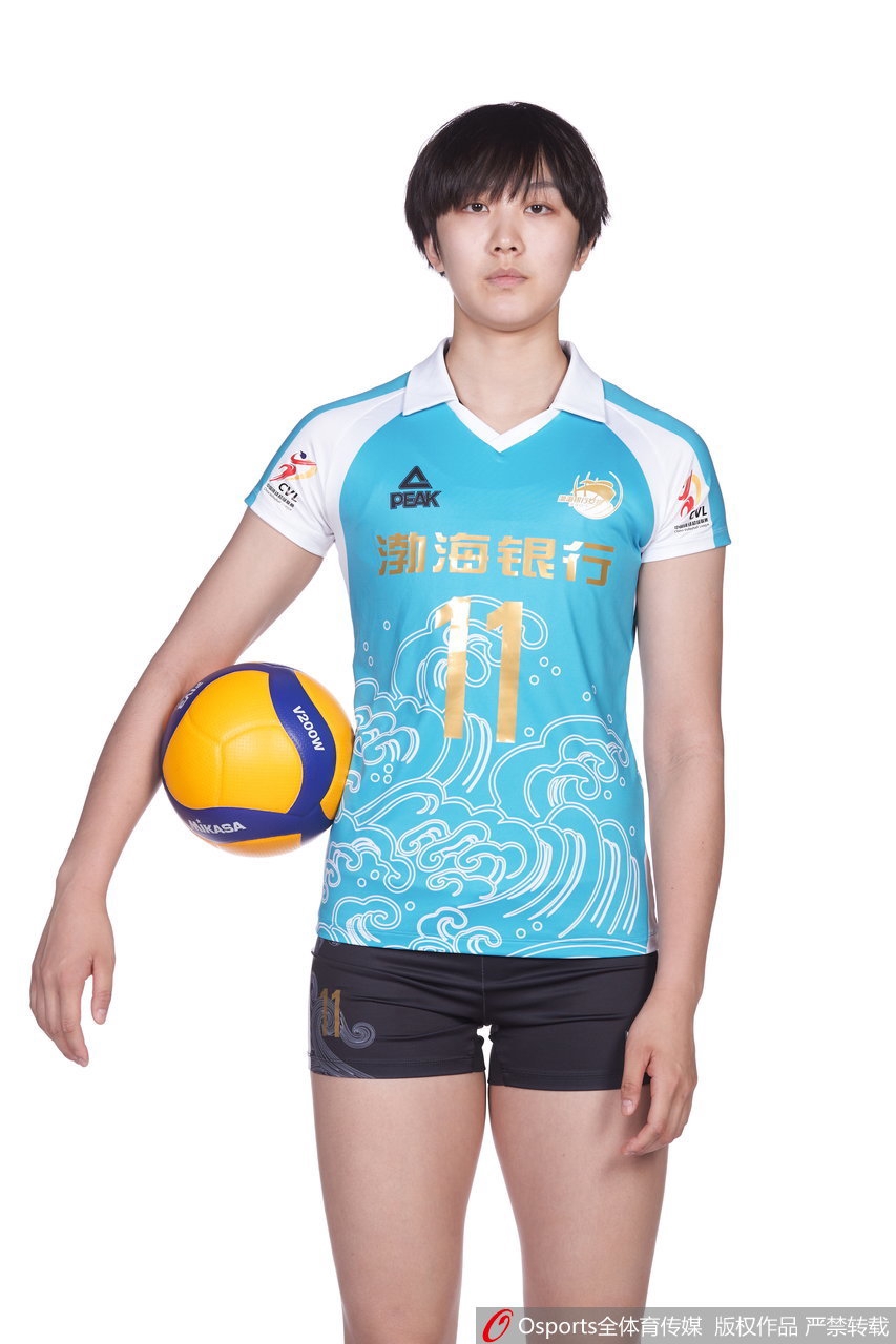 天津女排拍摄排超联赛官方写真