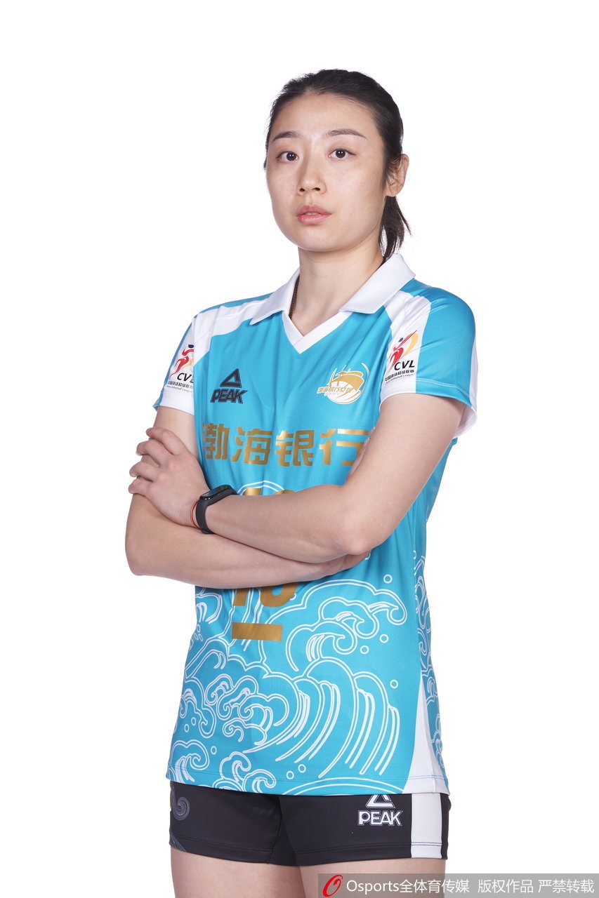 天津女排拍摄排超联赛官方写真