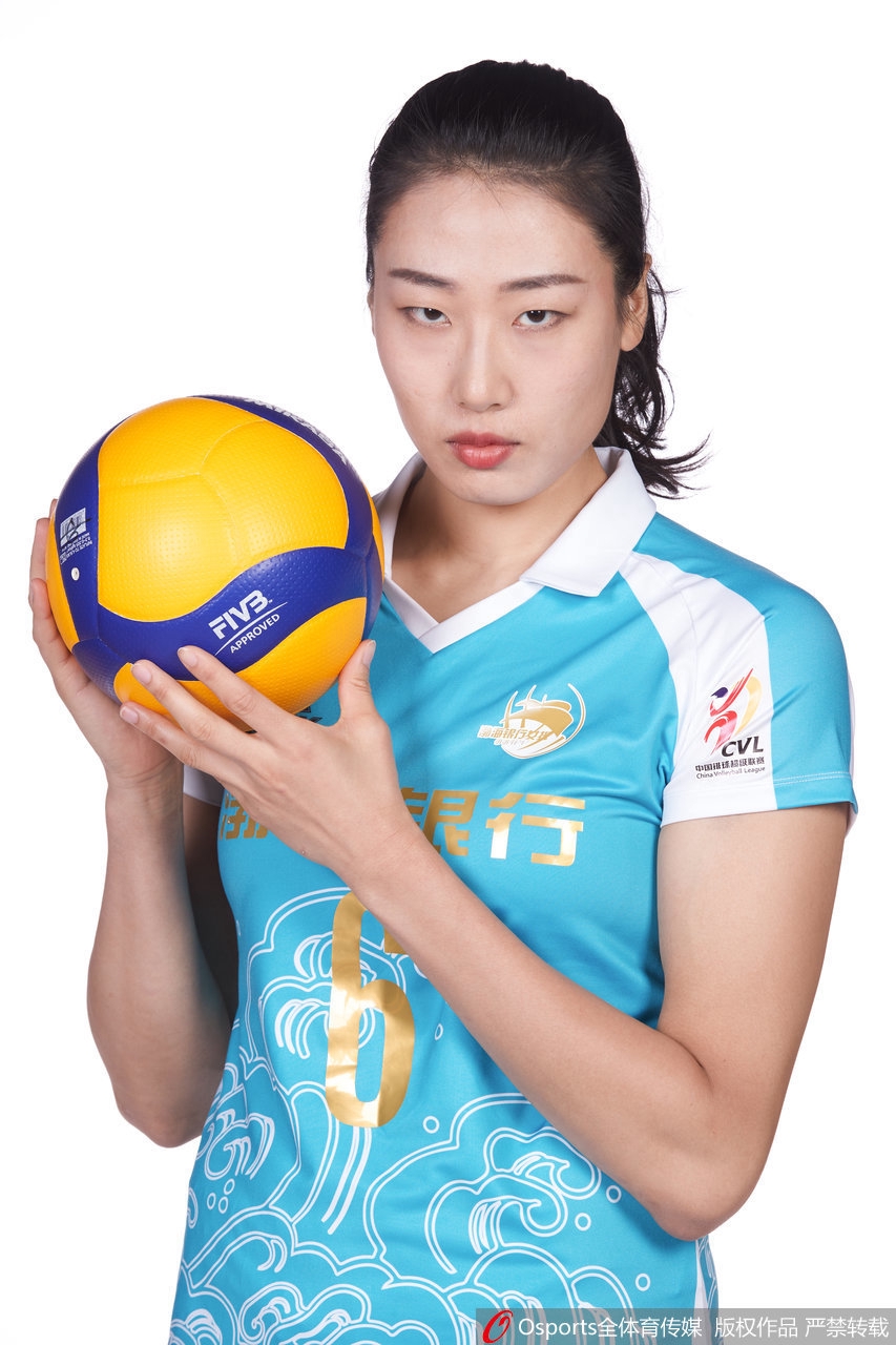 天津女排拍摄排超联赛官方写真