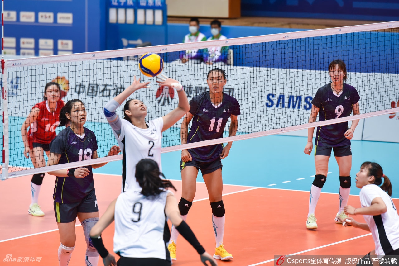 [全运女排]辽宁女排3-2逆转山东