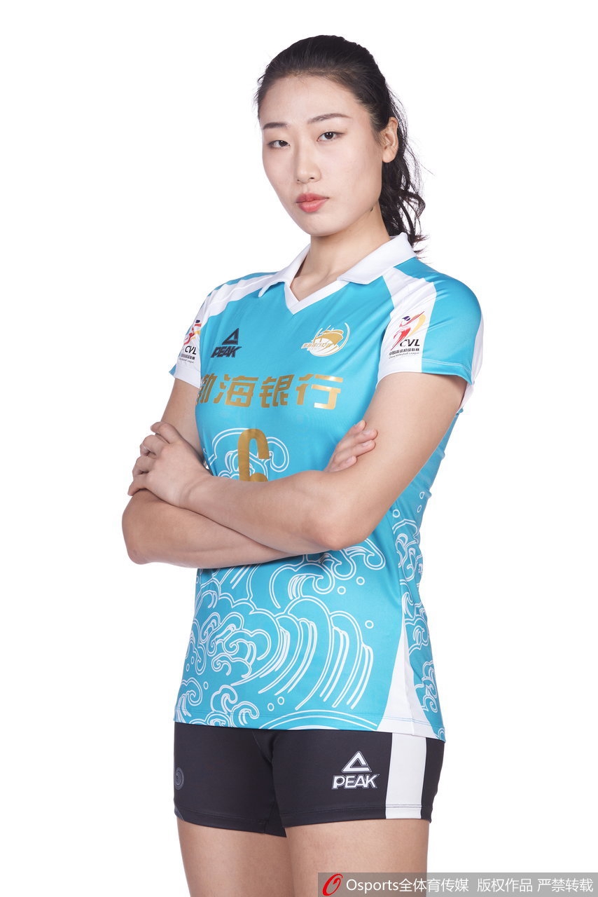 天津女排拍摄排超联赛官方写真