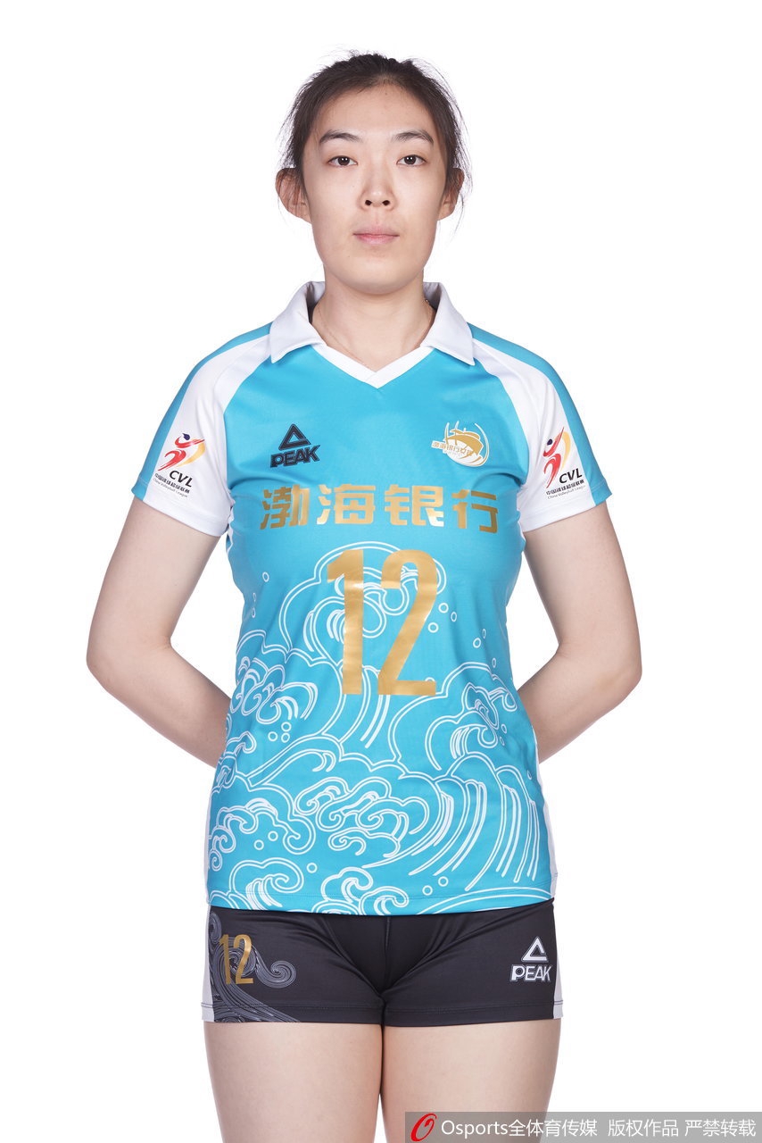 天津女排拍摄排超联赛官方写真