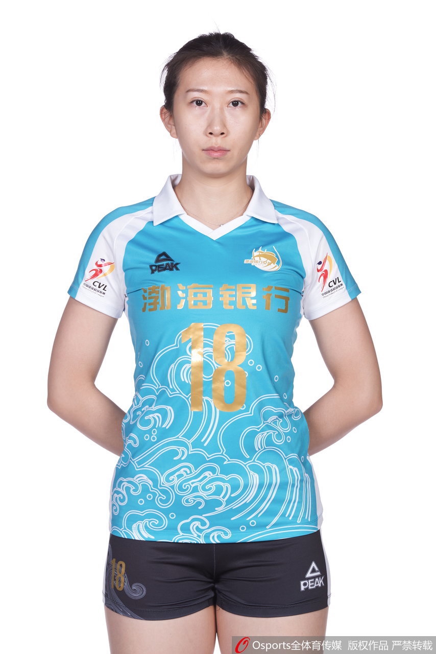 天津女排拍摄排超联赛官方写真