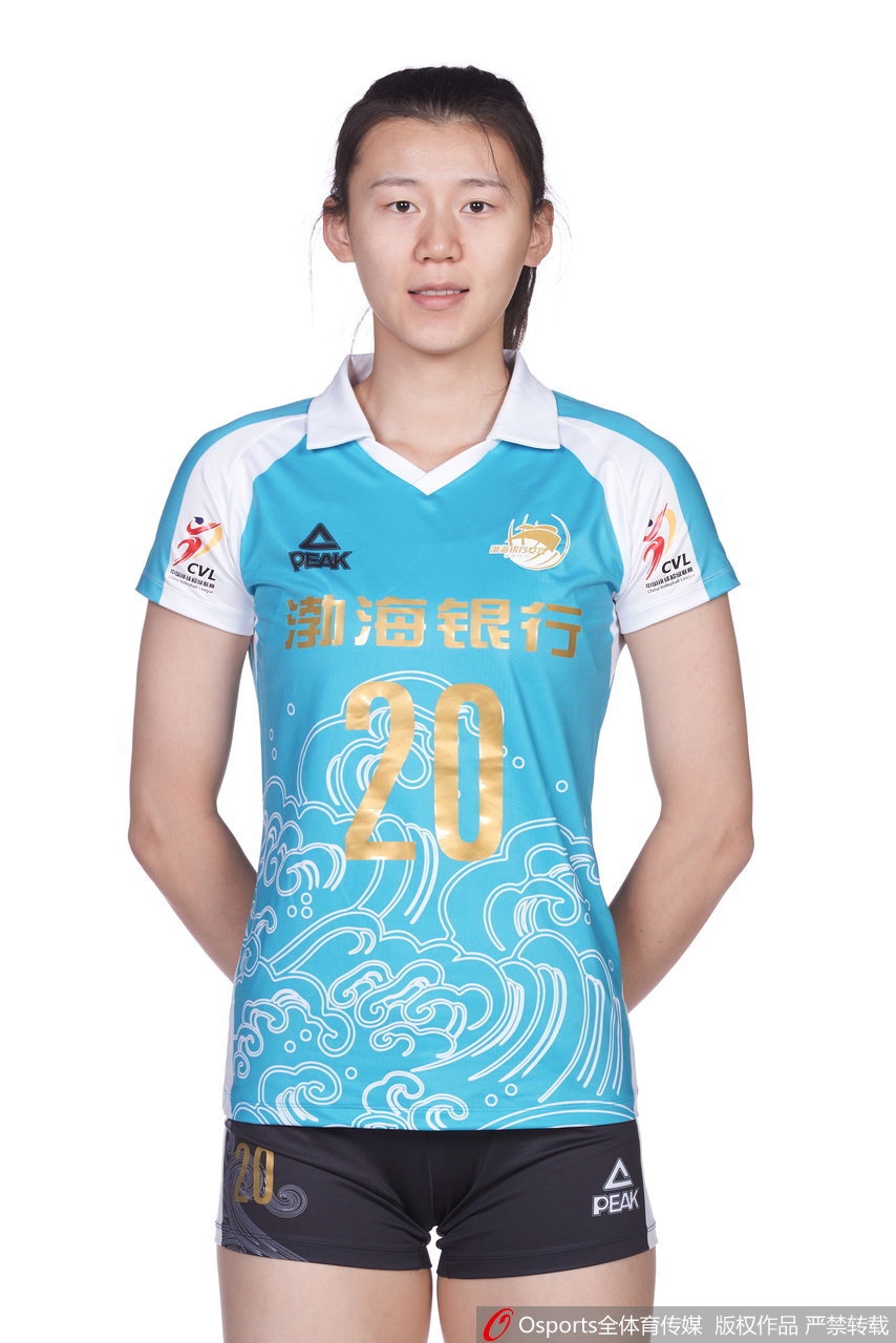 天津女排拍摄排超联赛官方写真