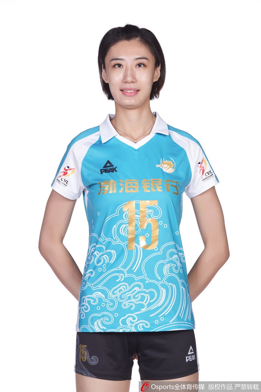 天津女排拍摄排超联赛官方写真
