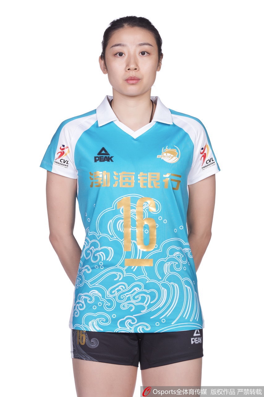 天津女排拍摄排超联赛官方写真