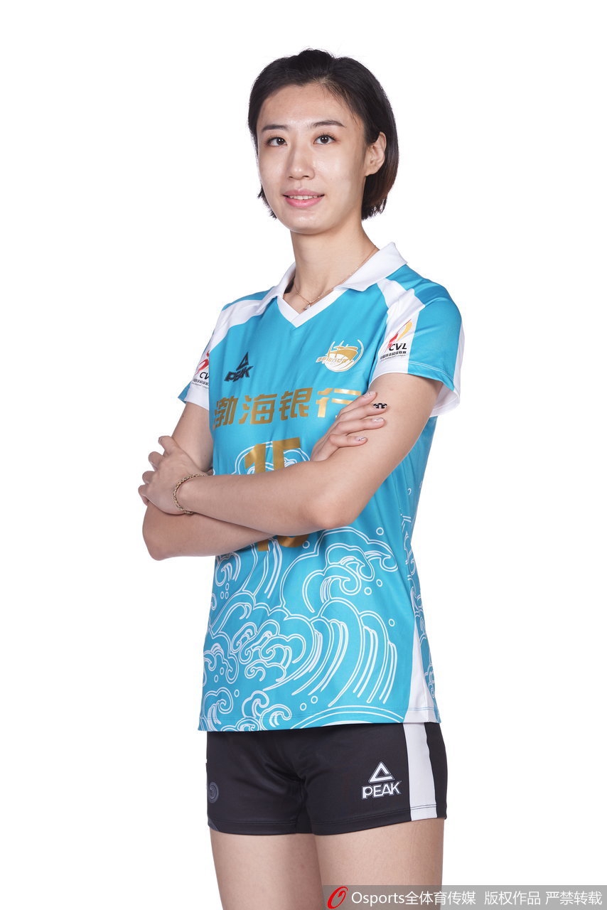 天津女排拍摄排超联赛官方写真