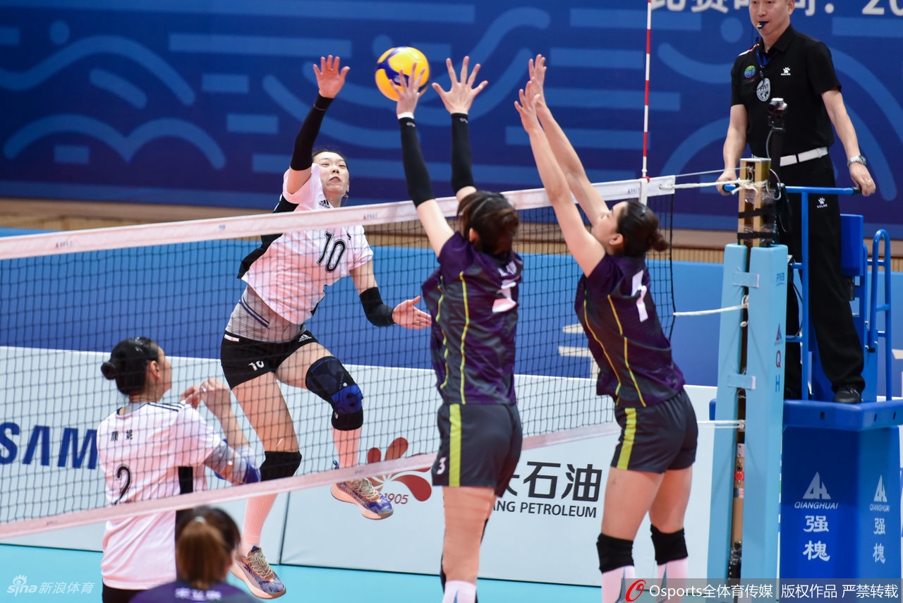 [全运女排]辽宁女排3-2逆转山东