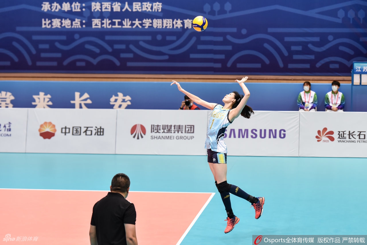 [全运女排]江苏女排3-2力克天津