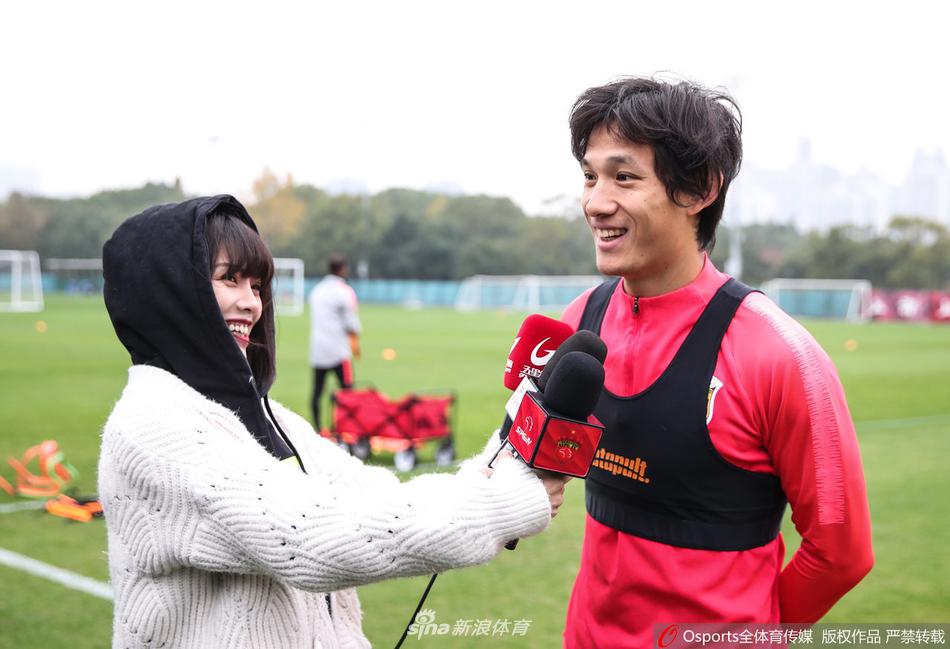 上海上港球员训练备战