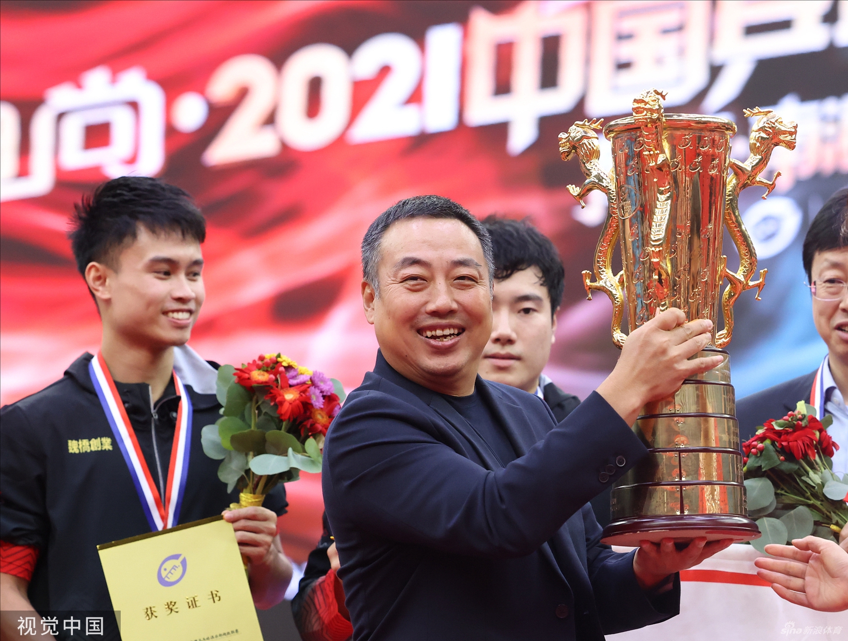 [乒超]山东魏桥击败鲁能夺冠 梁靖获MVP