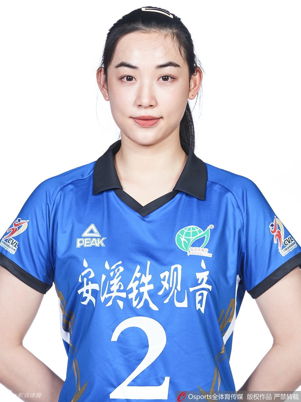 福建女排拍摄排超联赛官方写真