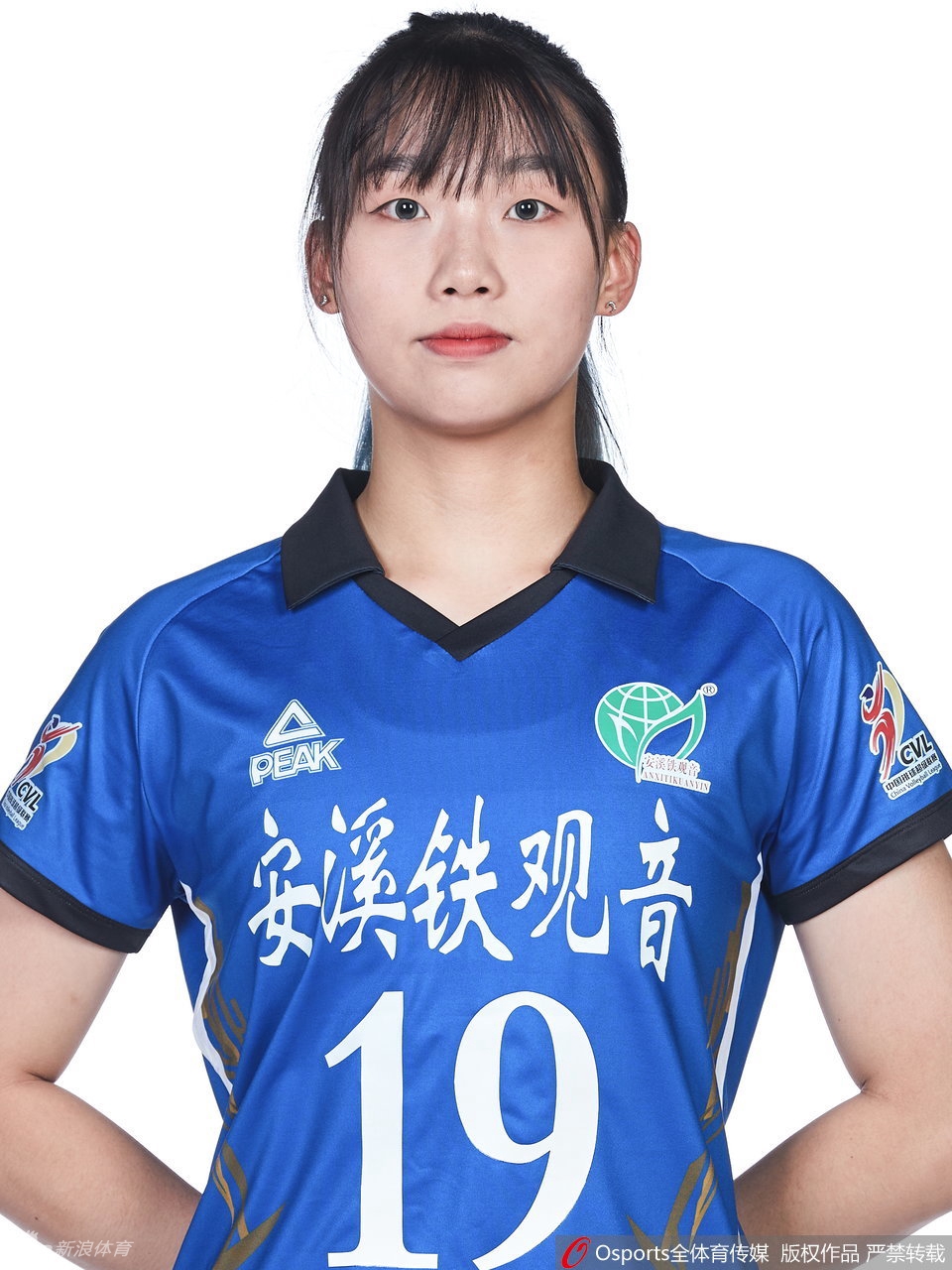 福建女排拍摄排超联赛官方写真