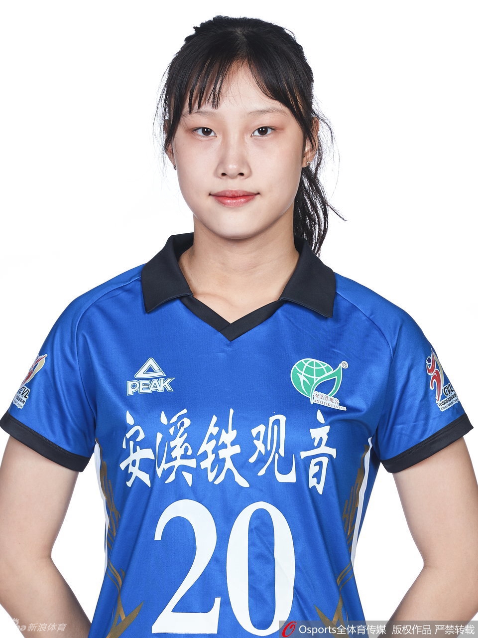 福建女排拍摄排超联赛官方写真