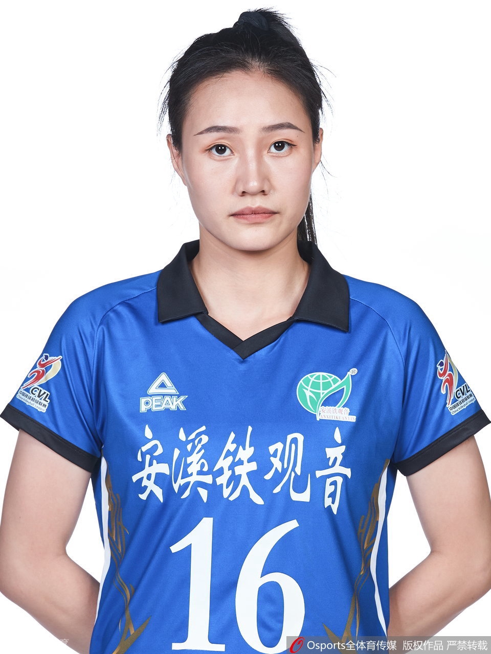 福建女排拍摄排超联赛官方写真