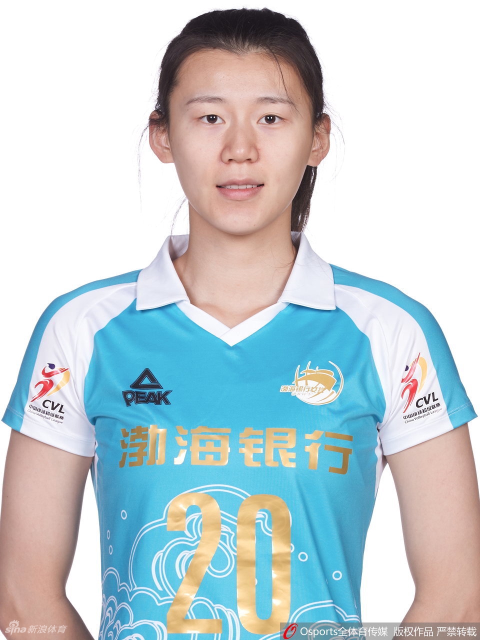 天津女排拍摄排超联赛官方写真
